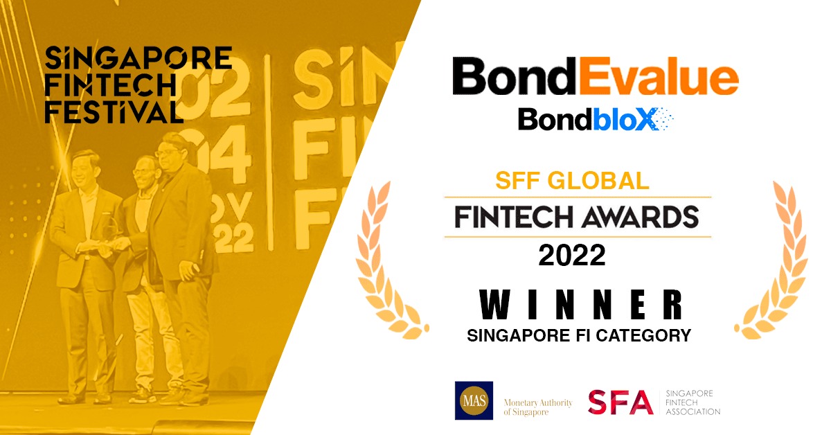 Singapore Fintech Award 2022 BondEvalue